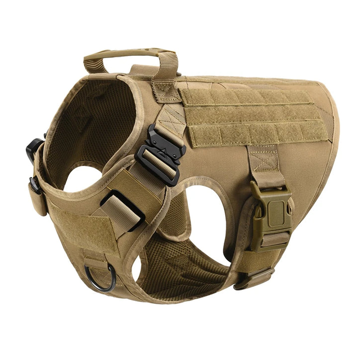 Tactical Military Dog Harness with Leash Set - Professional Training Vest for Large Breeds