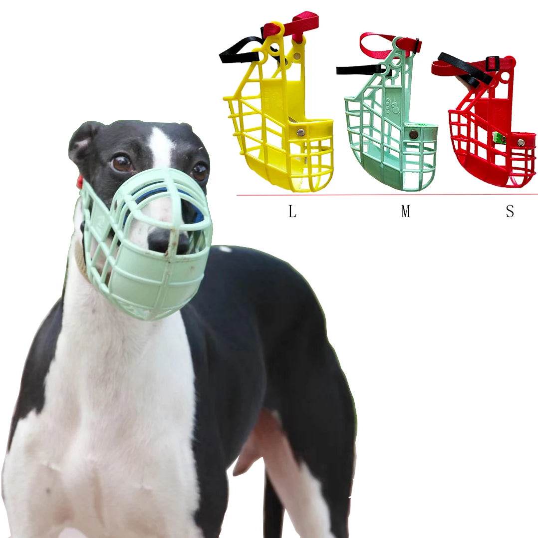 Adjustable Plastic Basket Dog Muzzle - Moment Pets