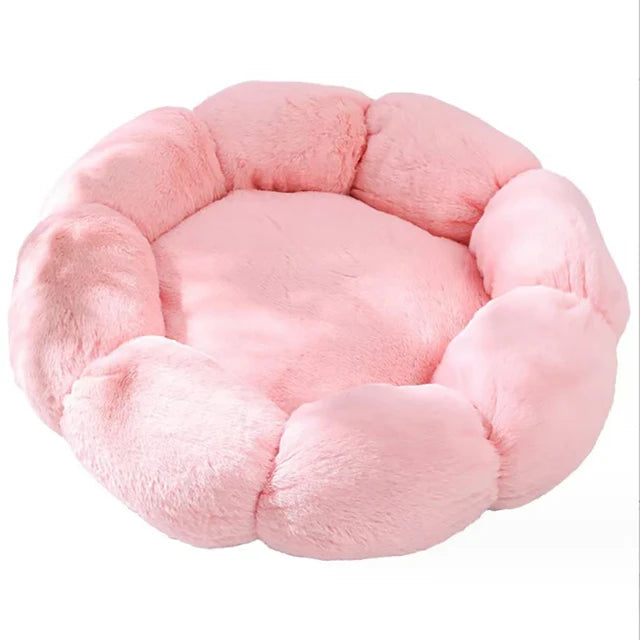 Soft Plush Cat Flower Nest