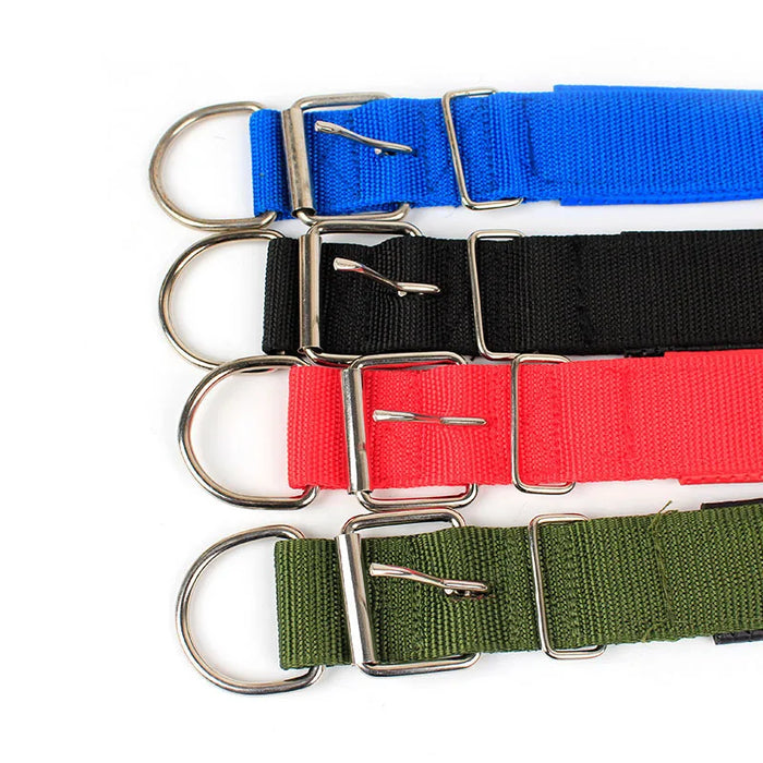 Solid Dog Nylon Collar