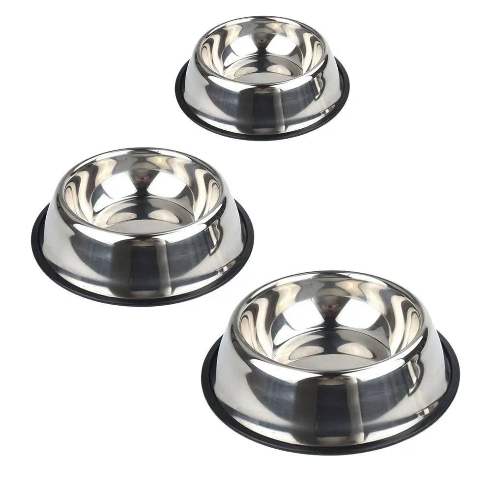 Stainless Steel Dog Feeder Bowl - Moment Pets