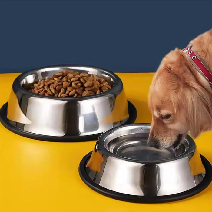 Stainless Steel Dog Feeder Bowl