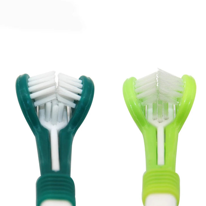 Three Sided Dog Toothbrush