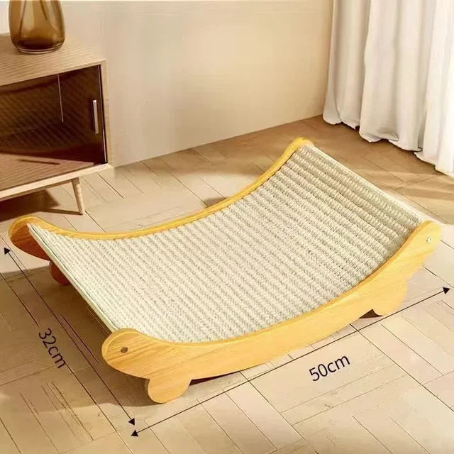 Wooden Cat Scratching Pad