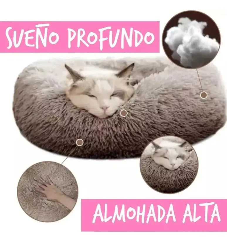 Cama Antiestrés 60cm "NubeRelax" para mascotas | Descanso - Envío gratis Chile