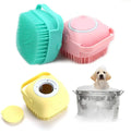 Cepillo Masajeador con Dispensador de Shampoo "BañoFeliz" para mascotas | Bienestar - Envío gratis Chile