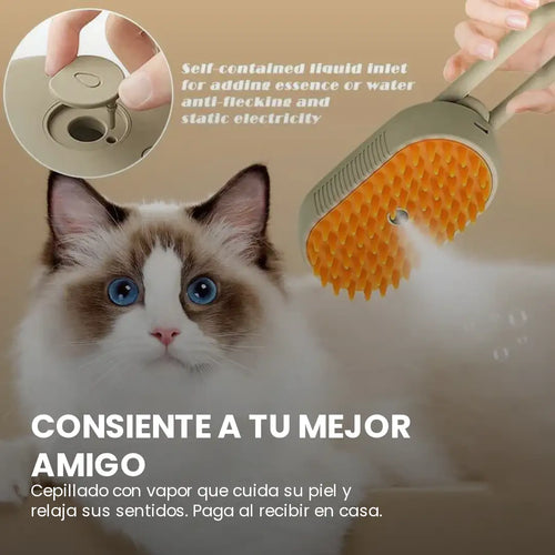 Cepillo de Vapor 3 en 1 para Mascotas "VaporPro" - vista alternativa