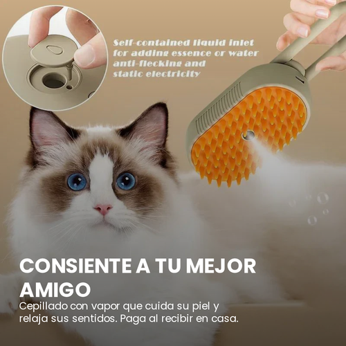 Cepillo de Vapor 3 en 1 para Mascotas "VaporPro" - vista alternativa